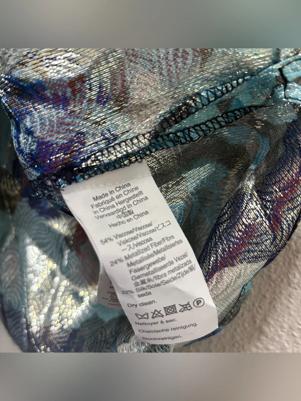J. Crew Blue Floral Ruffle Front Tank Top NWT XS